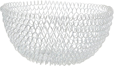 White Spiral Wire Bowl Park Designs - The Fox Decor